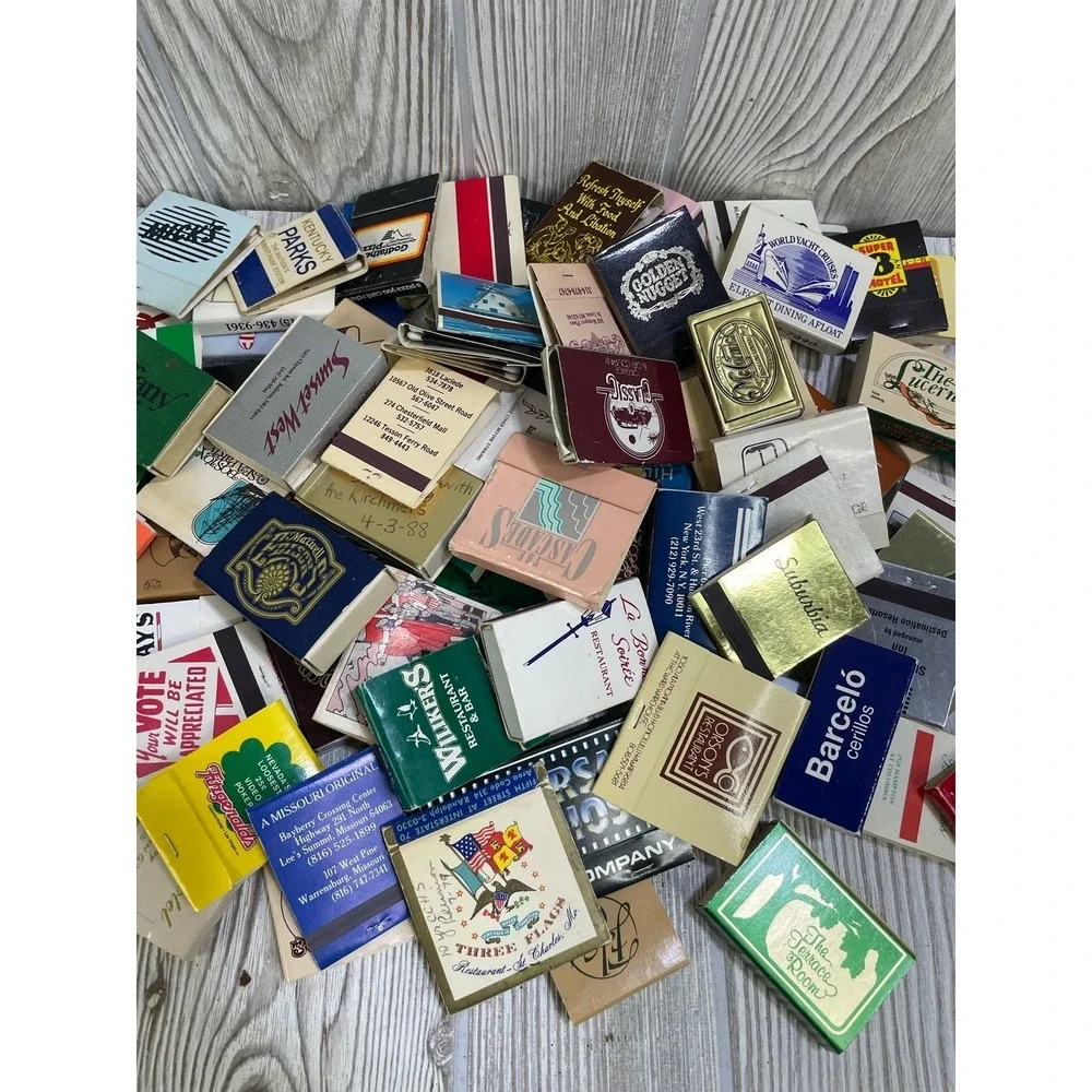 VTG MATCHES Lot COLLECTION 1lb Hotels Restaurants Bars Casino Matchbooks